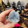 Mini Drusa de Celestita Celestite Cristal Pedra Natural - 5