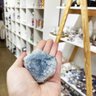 Mini Drusa de Celestita Celestite Cristal Pedra Natural - 6