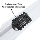 Ver imagem 4 de Ralo Linear Banheiro Seca Box 5x80 Oculto Plástico Coletor Branco com Sifão (5cm x 81cm)
