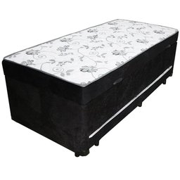 Cama Box Baú Conjugada D33 Solteiro Com Cama Auxiliar 3 Em 1 Bicama - 3