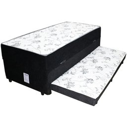 Cama Box Baú Conjugada D33 Solteiro Com Cama Auxiliar 3 Em 1 Bicama - 2
