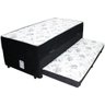 Cama Box Baú Conjugada D33 Solteiro Com Cama Auxiliar 3 Em 1 Bicama - 2