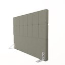 Ver imagem 6 de Cabeceira Queen 162cm Bouclé Estofada Design Moderno para Quarto Linea