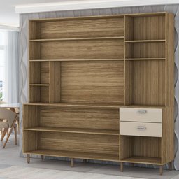 Cozinha Compacta Luiza 10 Portas 2 Gavetas Freijó/vanilla - Panorama Móveis - 3
