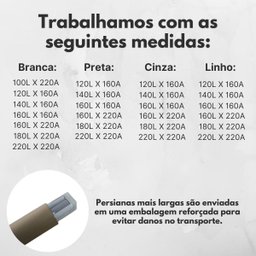 Persiana Rolo Double Vision Zebra 160larg X 220alt Cinza com Bando - Sala/ Escritório/quarto/sacada - 9