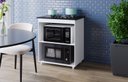 Ver imagem 2 de Balcão Cooktop Lara 05 Bocas com 2 Nichos Multiuso - Branco Móblis
