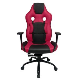 Cadeira Gamer Com Almofada Linha Gamer Racing Rosa - 5