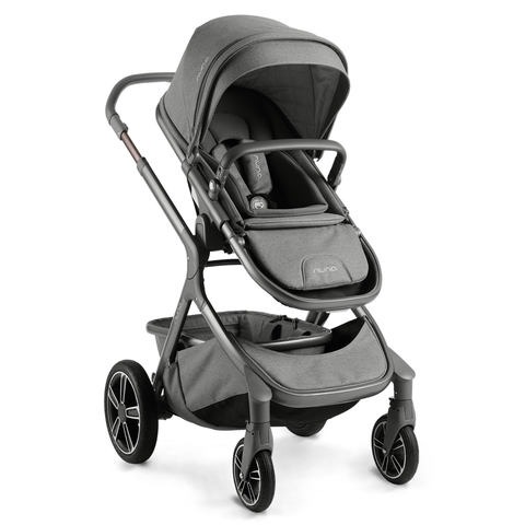 Carrinho de Bebê para Passeio Nuna Demi Grow com Moisés:cinza
