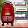 Garrafa Térmica 12 Litros com Torneira Vermelho com Alça e Pé Dobrável - 3