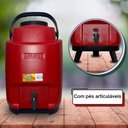 Ver imagem 4 de Garrafa Térmica 12 Litros com Torneira Vermelho com Alça e Pé Dobrável