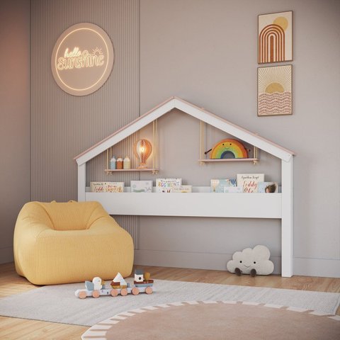 Nicho Moldura Casinha para Quarto Infantil Infanto