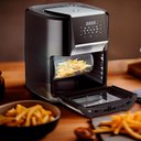 Ver imagem 3 de Fritadeira Elétrica Air Fryer Multifuncional Hq 12 Litros 1700w Preto Ra 015 - 127v