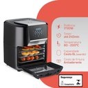 Ver imagem 7 de Fritadeira Elétrica Air Fryer Multifuncional Hq 12 Litros 1700w Preto Ra 015 - 127v