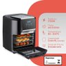 Fritadeira Elétrica Air Fryer Multifuncional Hq 12 Litros 1700w Preto Ra 015 - 127v - 7