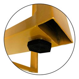 Base de Mesa Gizé Tampos Pedra Vidro Madeira de 1m Preto - 6