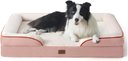 Ver imagem 1 de Bedsure Cama Ortopédica para Cães Grandes G Resa e Branca