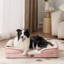 Ver imagem 7 de Bedsure Cama Ortopédica para Cães Grandes G Resa e Branca