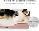 Ver mais imagens de Bedsure Cama Ortopédica para Cães Grandes G Resa e Branca