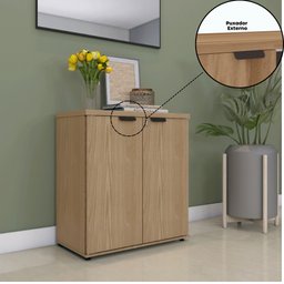 Armário para Escritório Baixo 740x680x360 Abl740pe27 Espresso Móveis - 12