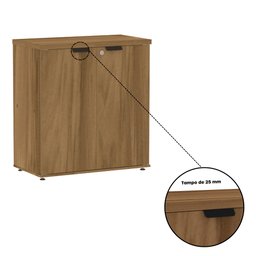 Armário para Escritório Baixo 740x680x360 Abl740pe27 Espresso Móveis - 11