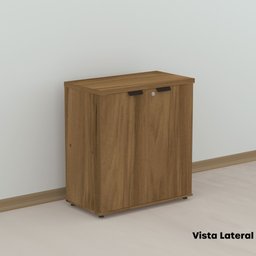 Armário para Escritório Baixo 740x680x360 Abl740pe27 Espresso Móveis - 19