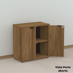 Armário para Escritório Baixo 740x680x360 Abl740pe27 Espresso Móveis - 21
