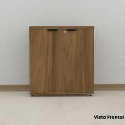 Armário para Escritório Baixo 740x680x360 Abl740pe27 Espresso Móveis - 17