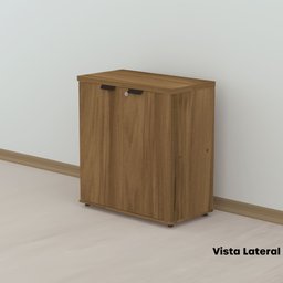 Armário para Escritório Baixo 740x680x360 Abl740pe27 Espresso Móveis - 18