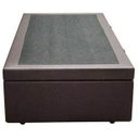 Ver imagem 3 de Cama Box Baú Solteiro Corino Marrom com Pistao a Gás (43x88x188)