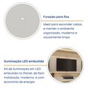 Ver imagem 7 de Rack com Painel para TV até 85 Polegadas com LED 4 Portas 1 Gaveta 100% MDF 273,5CMX217CM Astro