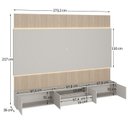 Ver imagem 4 de Rack com Painel para TV até 85 Polegadas com LED 4 Portas 1 Gaveta 100% MDF 273,5CMX217CM Astro