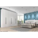 Ver imagem 4 de Painel Cama Box Madeirado Solteiro/casal/queen Mila Off White - Panan