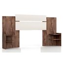 Ver imagem 5 de Painel Cama Box Madeirado Solteiro/casal/queen Mila Off White - Panan