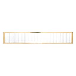 Bandeja Vidro Metal Dourado Decoração Maquiagem 20x15cm - 4