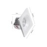 Embutido Mini Spot Elysa Led Cob 3w 3000k Branco Bivolt - 4