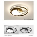 Ver imagem 7 de Luminária de Led de Sobrepor Redonda Bivolt 31w 3 em 1 com Luz Central Dupla:preto