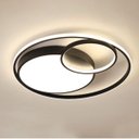 Ver imagem 1 de Luminária de Led de Sobrepor Redonda Bivolt 31w 3 em 1 com Luz Central Dupla:preto