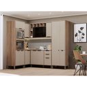 Ver imagem 1 de Cozinha Modulada Completa 6 Peças com Espaço para Forno e Micro-ondas sem Tampo Aspen Luciane Móveis