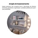 Ver mais imagens de Prateleira de Parede 100% MDF 93 cm Formato Coração Love Branco