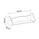 Ver imagem 4 de Prateleira de Parede 100% MDF 93 cm Formato Coração Love Branco