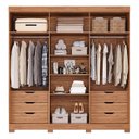 Ver imagem 5 de Guarda-Roupa Casal 6 Portas com Espelho e Pés 234cm 100% MDF Boston Espresso Móveis