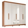 Guarda-Roupa Casal 6 Portas com Espelho e Pés 234cm 100% MDF Boston Espresso Móveis - 4