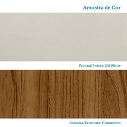 Guarda-Roupa Casal 6 Portas com Espelho e Pés 234cm 100% MDF Boston Espresso Móveis - 10