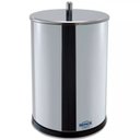 Ver imagem 1 de Lixeira Inox com Tampa 18,5x32cm 7,8 Litros - 3030203 - BRINOX Lixeira Inox com Tampa 18,5x32cm 7,8