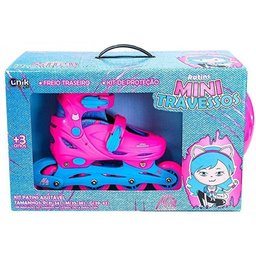 Kit de Patins Mini Travessos Mia 4 Peças 31/34 - Unik Toys - 4