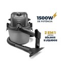 Ver imagem 7 de Aspirador de Pó e Água de Água e Pó Britânia BAS71 1500W 6L Cinza e Preto 110V