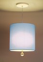 Ver imagem 4 de Luminária Pendente Com Cristal Cúpula Azul 25x25 1E27