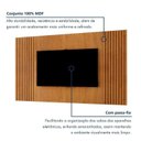 Ver imagem 6 de Conjunto Painel + Rack Vertex Painel Naturalle Rack Naturalle Mavaular