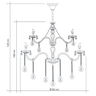 Lustre Candelabro Cristal Legítimo Maria Tereza Nice 18 Lâmpadas E14 Cristal Transparente - 3