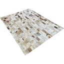 Ver imagem 2 de Tapete de Couro Bege Malhado 1,50x2,00 Retângulos